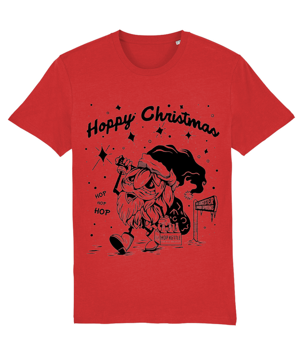 Hoppy Christmas T-Shirt (Black Artwork)