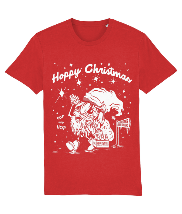 Hoppy Christmas T-Shirt (White Artwork)
